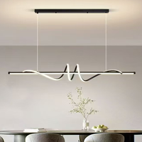 Lustre LED de luxe, lampe suspendue, éclairage de plafond intérieur, salle à manger, décoration de la maison, éclairage en fer anti-éblouissement, vente en gros