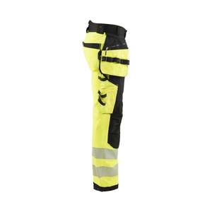 BLAKLADER - 182025133399C154 <b>Hi</b>-<b>vis</b> Softshell trousers Yellow/<b>Black</b> - EAN 7330509872956 <b>HI</b>-<b>VIS</b> WORKWEAR - Product Image 3