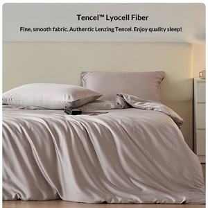 Juego de Ropa de Cama de Lujo Ligero <span class=keywords><strong>FILON</strong></span> VIRO, Juego de Cuatro Piezas Personalizado, Color Sólido, Funda de Edredón de Verano, Sensación Sedosa y Fresca al Tacto - Product Image 4