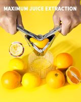 Pemeras Lemon Aloi seng Juicer Lemon, Juicer Manual untuk Lemon jeruk limau jeruk, pemeras jeruk genggam