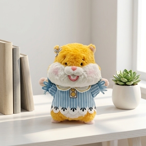 Lindo Mini Llavero de Peluche, Muñeco de Peluche Adorable de Hámster, Colgante para Bolso, Bonito Regalo - Product Image 2