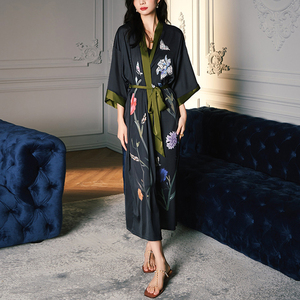 Vestido de moda personalizado, camisón largo de algodón para mujer, ropa de dormir de color <span class=keywords><strong>blanco</strong></span>/ - Product Image 3