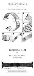 Keepwin Thiết Kế Mới Đa Mỏng Đồng Hồ SE 44 Dây Đeo Ban Nhạc Cho Apple Iwatch Thông Minh Đồng Hồ Ban Nhạc Appel 49 45 44 42 41 40 38 Mm - Product Image 4