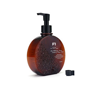 Bouteille en plastique de 250 ml avec pompe pour huile essentielle, <span class=keywords><strong>shampoing</strong></span>, autres utilisations cosmétiques, emballage vide, logo personnalisé - Product Image 1