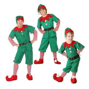 Costume d'elfe de Noël pour enfants, déguisement amusant pour garçons et filles, fête d'Halloween, FCDR-002 - Product Image 4