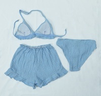 Maillot de bain personnalisé pour femmes, maillot de bain OEM, vente chaude, bikinis imprimés personnalisés, vêtements de plage, maillots de bain, bikini dos nu en 3 pièces