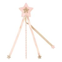 Vente en gros de baguette de fée princesse étoile arc-en-ciel à paillettes mignonnes pour enfants bâton magique fille cadeau de fête de noël accessoire de cosplay d'halloween