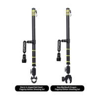 Support de caméra multi-caméras SMNU de haute qualité, support de caméra sport rétractable en aluminium personnalisé, support de caméra pour moto