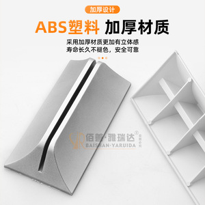 Desktop Baffle Clip Plastic Office <b>Partition</b> Desk Mount Minimalist Design Portable - Product Image 4