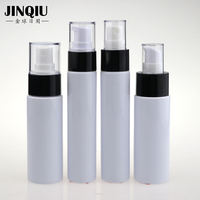 Flacon pulvérisateur de parfum en plastique 15ml 20ml 30ml 60ml 100ml avec pompe, sérigraphie, corps transparent pour brume corporelle