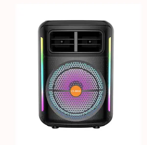 Venda direta da fábrica CS-0810 soundbar 8 polegada sistema Hi-Fi ao ar livre portátil boombox alto-falantes partido karaoke woofer speaker