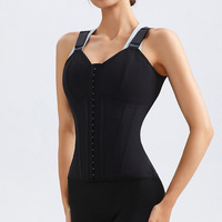 Corset de sport boutonné à la taille pour femmes au quotidien corps mince et ferme amincissant Shapewear ceinture abdominale post-partum