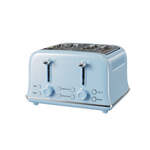 <span class=keywords><strong>Grille</strong></span>-<span class=keywords><strong>pain</strong></span> électrique automatique Vasion de style rétro, <span class=keywords><strong>4</strong></span> <span class=keywords><strong>tranches</strong></span>, pour sandwichs et <span class=keywords><strong>pain</strong></span>, en plastique, pour un petit-déjeuner rapide et facile à la maison - Product Image 2