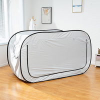 Tente de camping pliable portable avec moustiquaire, installation rapide en 3 secondes, légère, pour lit de camp
