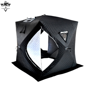 Carpa <span class=keywords><strong>de</strong></span> Pesca en Hielo Plegable, Aislada, Impermeable y Resistente al Viento, para 2-4 Personas, Portátil y Térmica - Product Image 1