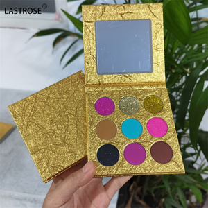 Wholesale Private 9 Colors Luxury <strong>Gold</strong> <strong>Eyeshadow</strong> Palette Waterproof Nude Shimmer Eye Shadow <strong>Glitter</strong> Pigment <strong>Eyeshadow</strong> - Product Image 4
