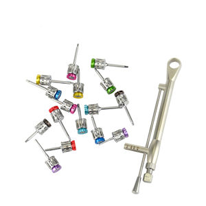 Kit manuel d'implant <span class=keywords><strong>dentaire</strong></span> Instruments chirurgicaux Tournevis prothétiques universels Clé dynamométrique Outils de réparation Restauration Dentiste - Product Image 4