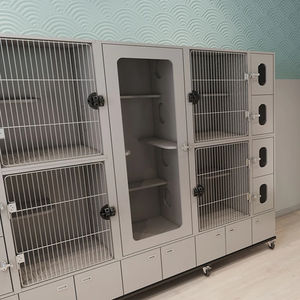 Evcil hayvan kulubesi özel geri çekilebilir köpek kulübesi köpek Run kulübesi sistemi AEOLUS modüler kafes paslanmaz çelik köpek yatılı - Product Image 6