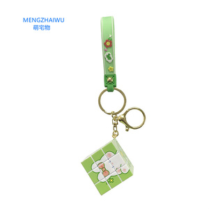Hàn Quốc Quà Tặng Nhỏ Ý Tưởng Sáng Tạo Rubik Của <span class=keywords><strong>Cube</strong></span> Anime Keychain Túi Mặt Dây Chuyền Trẻ Em Nhựa Xe Acrylic Móc Chìa Khóa Bán Buôn - Product Image 5