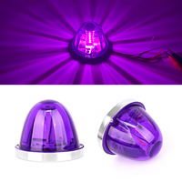 Lumière d'avertissement clignotante en cristal 6w, étoile verticale, lumière d'étoile de pastèque, projecteur LED pour camions, remorques, bateaux, bus