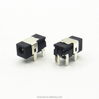 Prise femelle DC 5 broches avec poteau de guidage 0.3A 30V 2.8mm trou 0.7mm noyau cuivre Contact boîtier en nylon