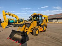 388T Backhoe Loader Multifungsi dengan Lengan Penggali Geser Hidrolik & Sistem Stabilisasi Kendaraan