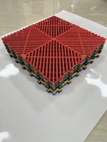 Suelo de Rejilla Plástica Encastrable para Almacenes Industriales, Garajes y Áreas de Almacenamiento - Impermeable y Antideslizante