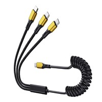 Nuevo Cable de Carga Múltiple USB C 2026, 100W, Múltiples Puertos para Teléfono, Tableta, Portátil, Trenzado Resistente de 1.3 Metros, Varios Diseños
