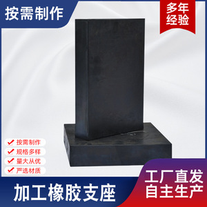 Jukang Rubber <b>Buffer</b> <b>Pads</b> 5210 Round Shock Absorbing Black Anti Collision Blocks For Machinery Support - Product Image 4