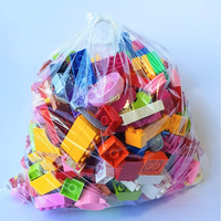 Vente en gros de sacs d'emballage en plastique transparents scellés sur le côté et étanches pour les aliments et les ingrédients sucrés