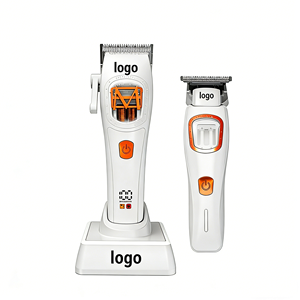 Nouveau modèle 2026 Tondeuse à <span class=keywords><strong>barbe</strong></span> électrique professionnelle Moteur à lévitation magnétique Écran LED Lames en acier inoxydable Batterie Li-Ion 4000 mAh - Product Image 2