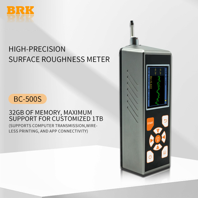 Ra Roughness Tester 4 Probes Selection Metal Case Shockproof Z-axis 320μm X-axis 17.5mm 3% Indication Variability