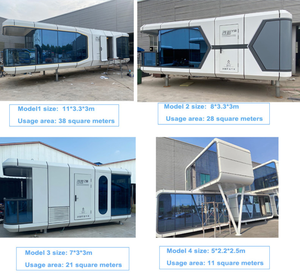 Casa pequeña prefabricada de gran venta con tamaño y estilo personalizables, casa de cápsula espacial C70 E40 - Product Image 6