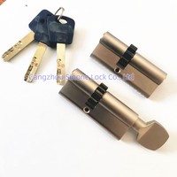 Cerradura de Cilindro de Alta Seguridad Pin-in-Pin de Latón Sólido con Acabado Níquel Satinado y Llave Computarizada