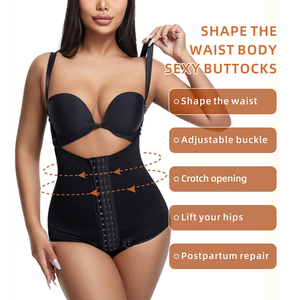 ชุดกระชับสัดส่วนตาข่ายระบายอากาศ ขายดี พร้อมตะขอหน้า ชุดกระชับสัดส่วนแบบชิ้นเดียว เป้าเปิด สำหรับผู้หญิง - Product Image 3