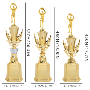 ถ้วยรางวัล <span class=keywords><strong>GD19</strong></span> แบบกำหนดเองได้ ชุบทอง สำหรับนักกีฬาบาสเกตบอล ผู้ชนะและแชมป์ - Product Image 5