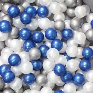 Balles en plastique bleu blanc coloré <span class=keywords><strong>pour</strong></span> enfants, balles de <span class=keywords><strong>piscine</strong></span> de fosse de mer - Product Image 3