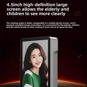 Hoàn toàn tự động kỹ thuật số thông minh ổ khóa 3D mặt nhận dạng vân tay Wifi máy ảnh <span class=keywords><strong>Video</strong></span> intercom khóa cửa thông minh cho cửa gỗ - Product Image 6