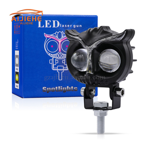 Nouveau projecteur de hibou de véhicule électrique de <span class=keywords><strong>moto</strong></span> de LED transfrontalière jaune blanc modifié phare de <span class=keywords><strong>faisceau</strong></span> lointain pour la Position avant - Product Image 1