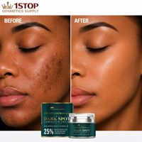 Crème Correctrice Anti-Taches Adeus, Crème Éclaircissante Adeus pour les Taches, Crème à la Banane pour le Corps et le Visage, Équipe de Production
