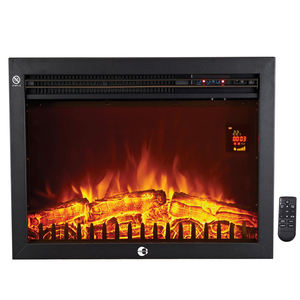 Cheminée électrique intelligente de haute qualité 24 pouces avec commande Wifi Tuya, effet de flamme LED, cheminée électrique encastrée - Product Image 1