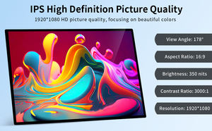 쇼핑몰, 슈퍼마켓, 셀프 서비스 자판기용 15.6인치 IPS FHD 터치스크린 올인원 디지털 사이니지 디스플레이 - Product Image 2