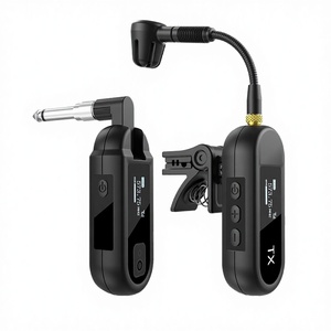 UHF ระบบรับส่งสัญญาณไมโครโฟน lavalier แบบไร้สายแซ็<span class=keywords><strong>ก</strong></span><span class=keywords><strong>โซ</strong></span><span class=keywords><strong>โฟน</strong></span>ทรัมเปต<span class=keywords><strong>ก</strong></span>ีตาร์เบสยาว50เมตรทำจา<span class=keywords><strong>ก</strong></span>โลหะน้ำหนั<span class=keywords><strong>ก</strong></span>เบา - Product Image 4