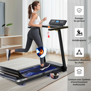 <span class=keywords><strong>Tapis</strong></span> <span class=keywords><strong>Roulant</strong></span> Elettrico Multifunzione per Esercizi Cardio con Velocità 1-14km/h, Motore Silenzioso da 1.25hp - Disponibile dal Magazzino Francese - Product Image 2