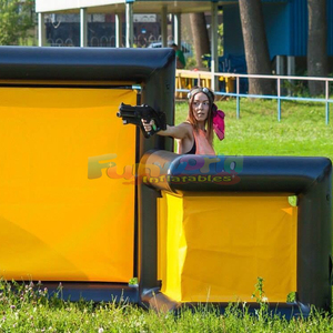 Paredes inflables de entrenamiento táctico de grado comercial para juegos de tiro con arco, casa de tiro modular en venta - Product Image 5