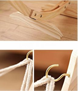 Juego de bricolaje más vendido, hamaca de gato columpio, cuna transpirable de madera multifuncional duradera, forma rectangular, cómoda para mascotas - Product Image 2