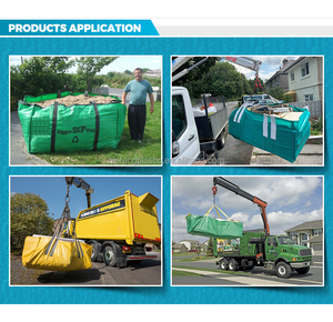 Kantong Sampah Polipropilena 3 Yard 4 Yard 6 Yard 8 Yard untuk Limbah, Puing-puing, Kebun, Konstruksi, dan Limbah Bangunan - Product Image 6