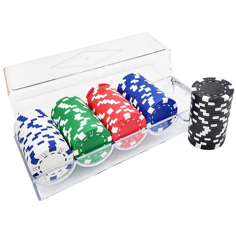 Fichas de póquer de gran tamaño 14G Ept Custom $100 $1000 Juego Casino Clay Cerámica Fichas de póquer Fabricación