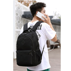 Mochila personalizada para ordenador portátil con cargador USB, mochila multifuncional impermeable de viaje, mochila inteligente - Product Image 4