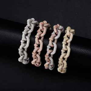 Elegant Moissanite Link Bracelet in 925 Sterling Silver with VVS Stone Hip Hop <b>Chain</b> Design Stylish Jewelry Accessory - Product Image 3